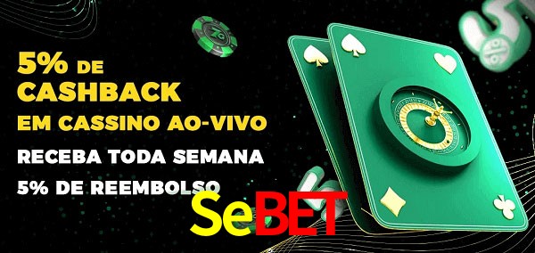 Promoções do cassino ao Vivo Sebet